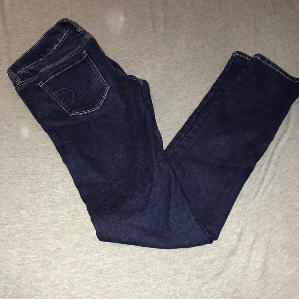 Dark jeans!